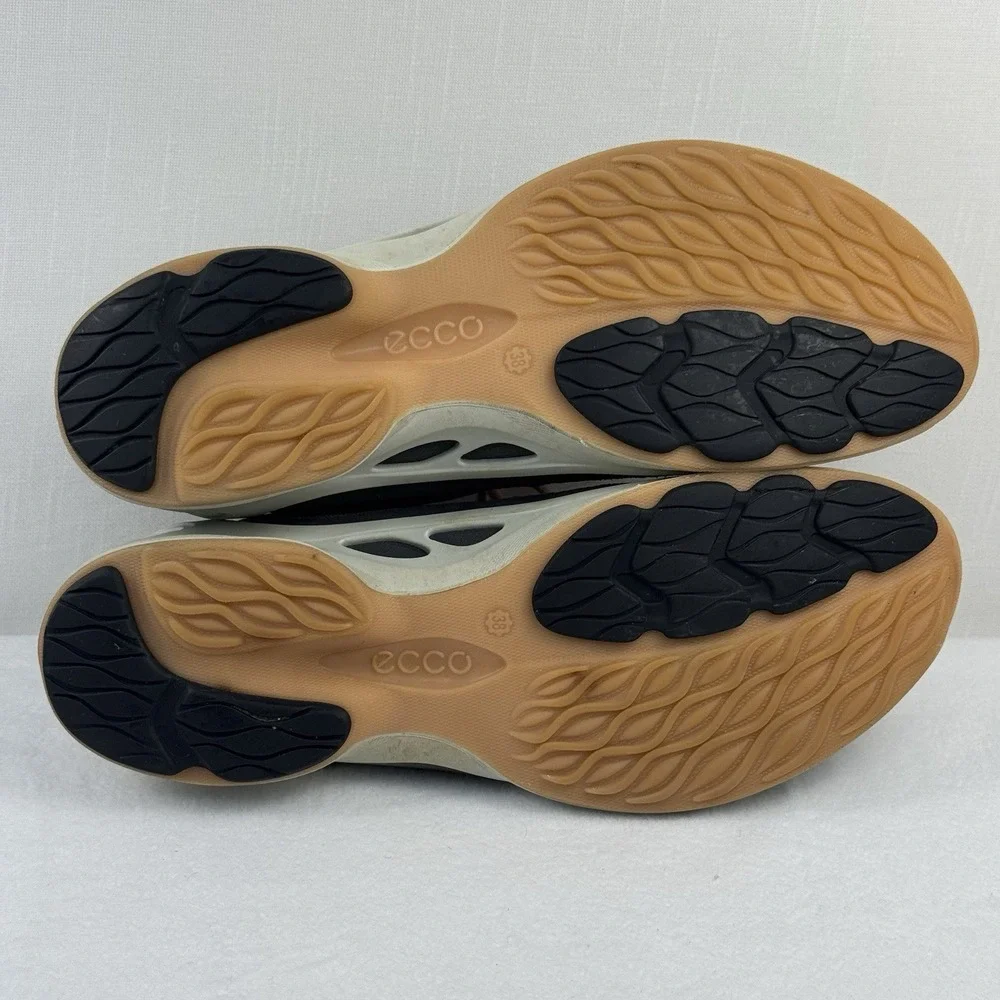 ECCO Biom Fjuel Racer Cross Trainer Sneakers Dark Shadow Peach Womens EU 38 US 7 - Picture 10 of 11